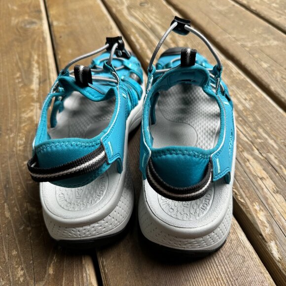 NWOT KEEN Astoria West Closed Toe Sport Sandals Blue/Tie Dye 592S0 - Size 11 - Picture 9 of 13